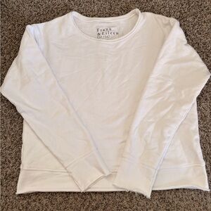 Frank & Eileen White Crewneck Sweater